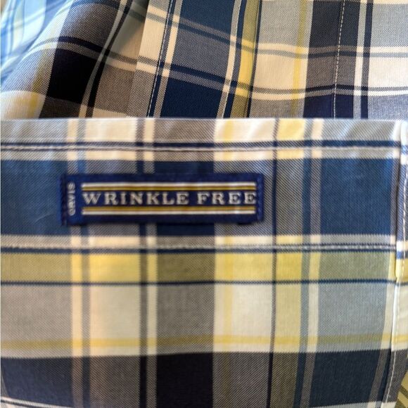 Orvis Men’s Medium Blue and White Long Sleeve Button Down Shirt. - Picture 6 of 6